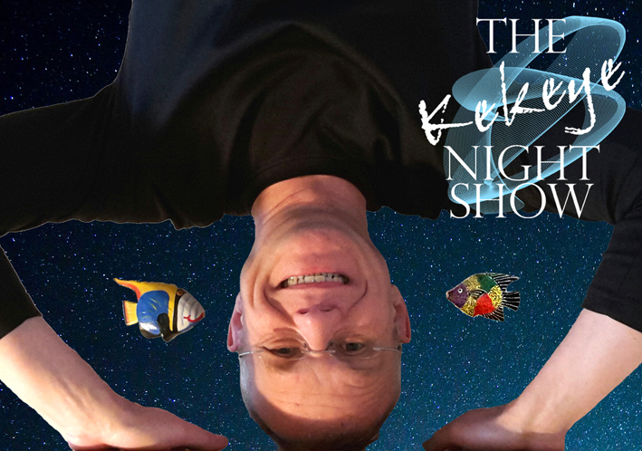 Die Vorstellung des Co - Moderators, Rafael, The Kekeye Night Show, Wien, Österreich